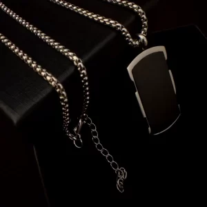 Colar masculino aço inoxidável (2)