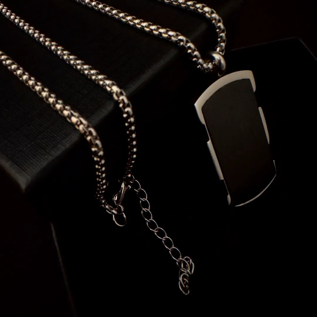 Colar masculino aço inoxidável (2)