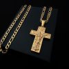 Colar Cruz Gloriosa Dourada