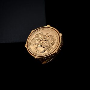 Anel Meia Libra São Jorge