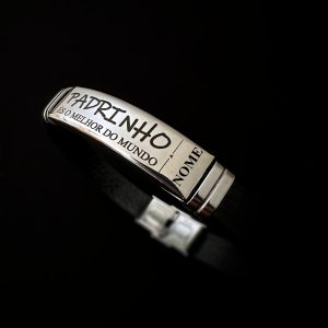 Pulseira Personalizável Padrinho És o Melhor do Mundo
